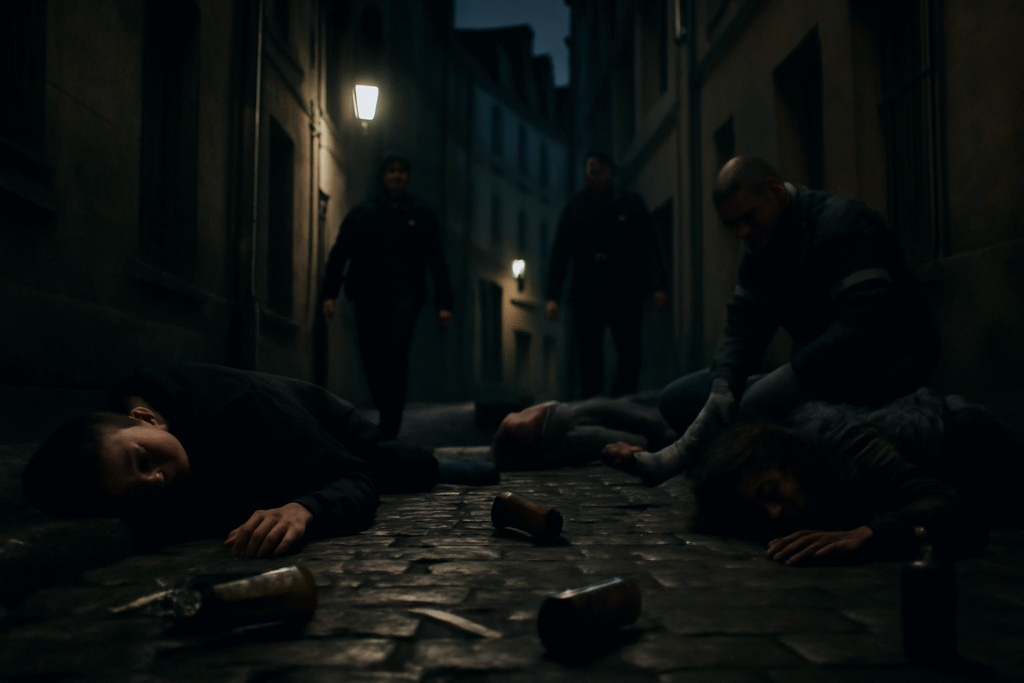 à paris, une situation alarmante : quatre individus se trouvent en état critique après des overdoses survenues en moins de 24 heures. une enquête est en cours pour élucider les circonstances de ces incidents tragiques.