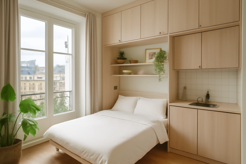 visitez un studio de 11 m² intelligemment conçu à paris et découvrez son agencement optimal ainsi qu’un prix qui pourrait bien vous étonner !