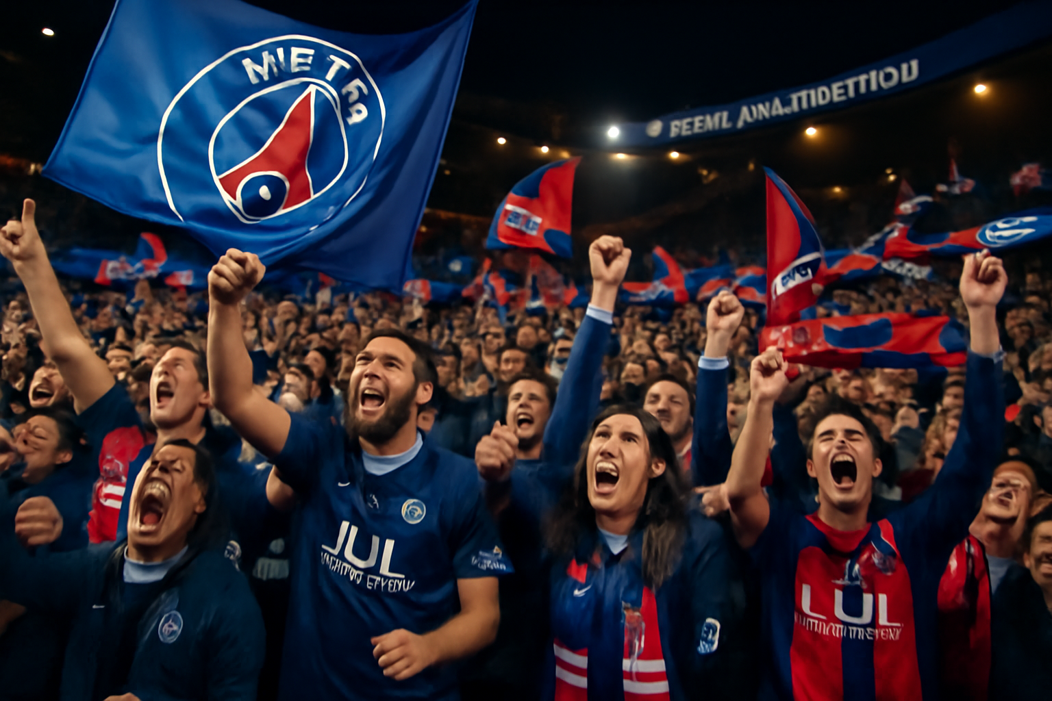revivez l'émotion du parc des princes alors que le psg marque son premier but contre l'inter. une ambiance électrique, des supporters en feu et un moment inoubliable dans le monde du football.