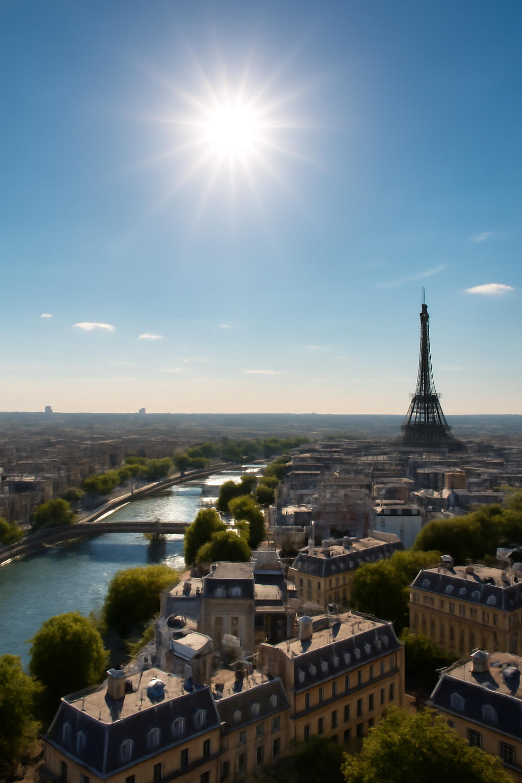 découvrez paris sous un soleil brûlant avec des températures atteignant jusqu'à 34°c cette semaine. profitez des activités estivales et des conseils pour rester au frais tout en explorant la capitale française.