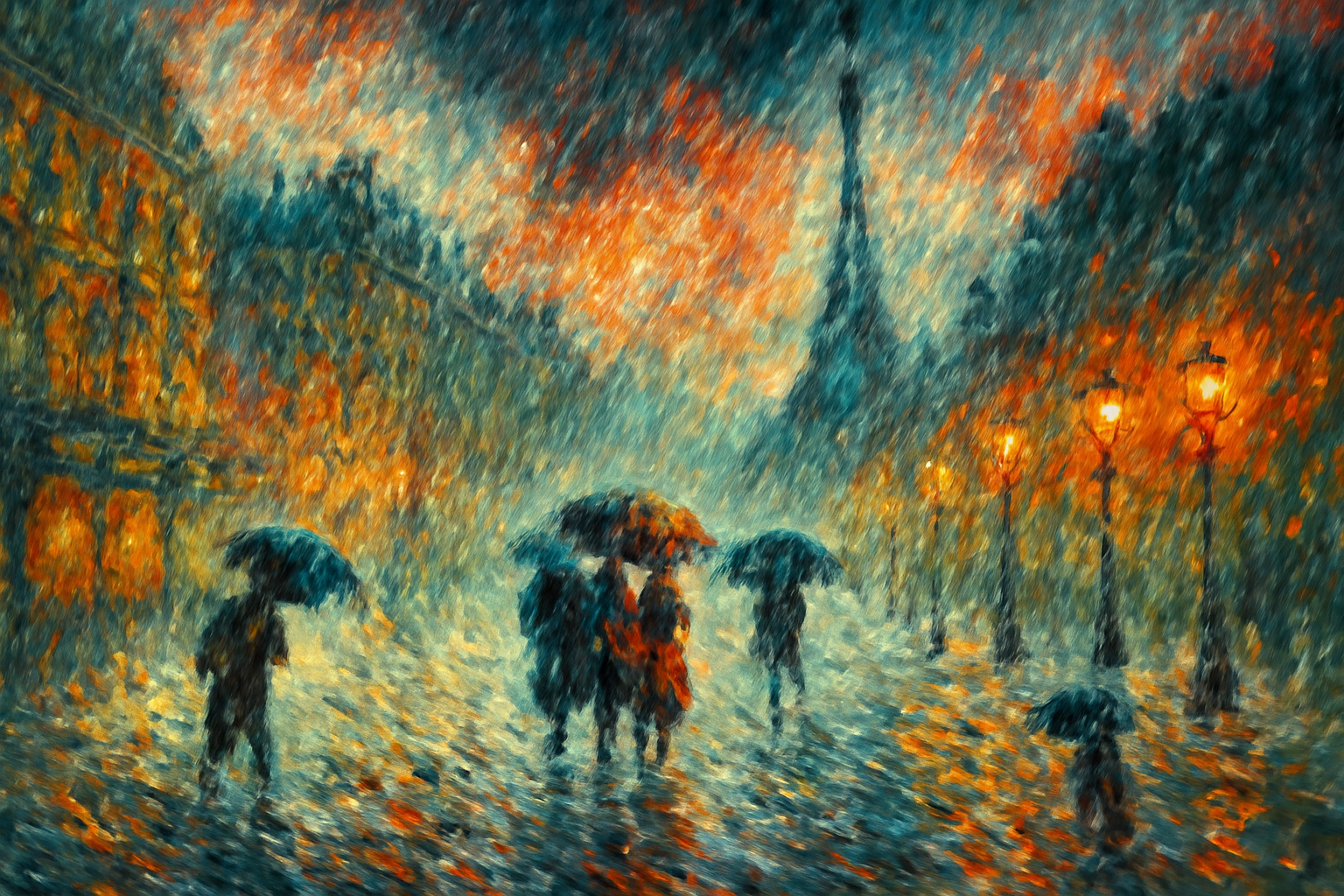 découvrez des images impressionnistes fascinantes qui capturent l'essence du déluge à paris. plongez dans un voyage visuel où l'art rencontre la nature, révélant la beauté tumultueuse de la capitale française sous les intempéries.