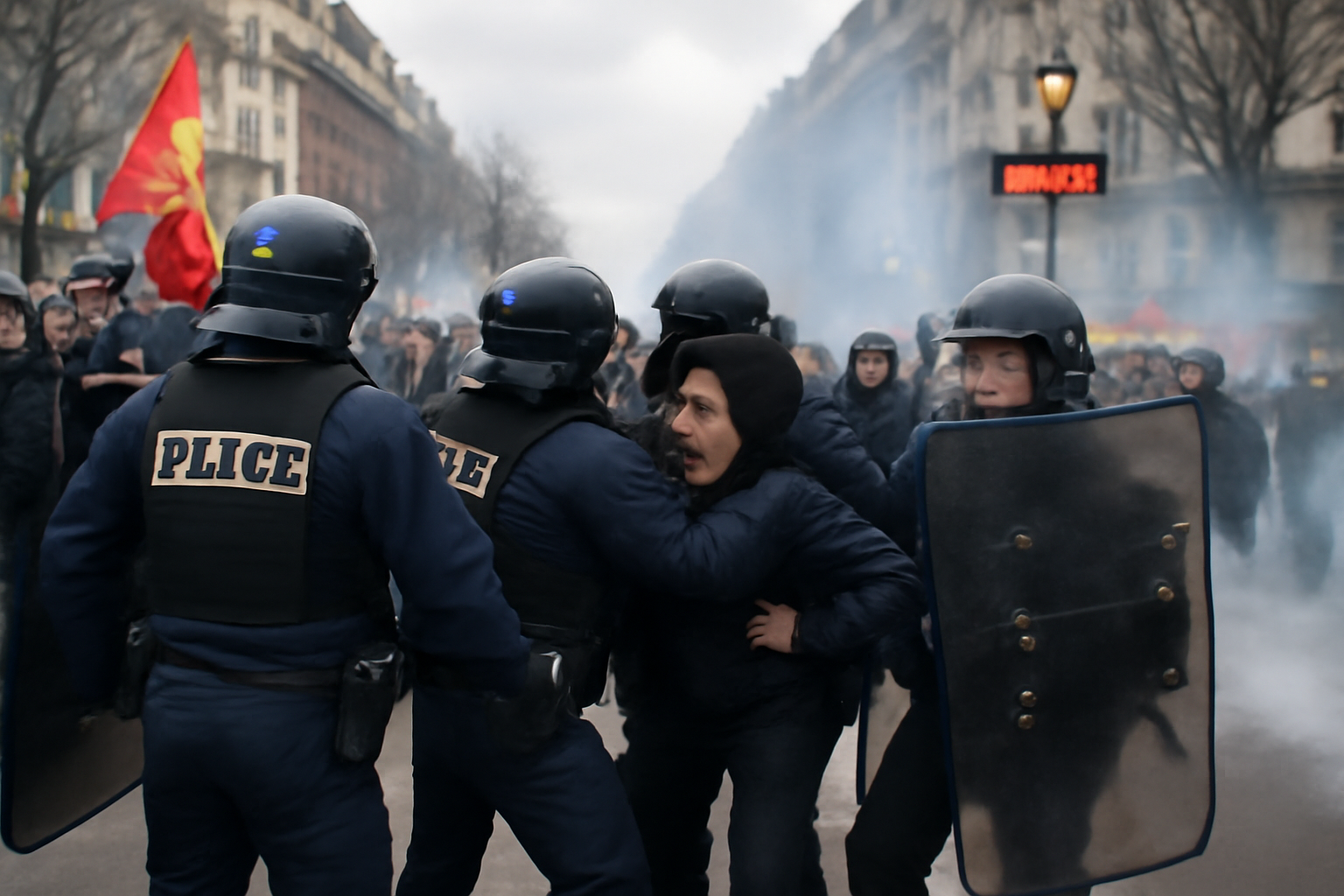 le 10 septembre, la journée a été marquée par des blocages à paris. la procureure laure beccuau annonce 199 interpellations, dont 99 personnes placées en garde à vue.