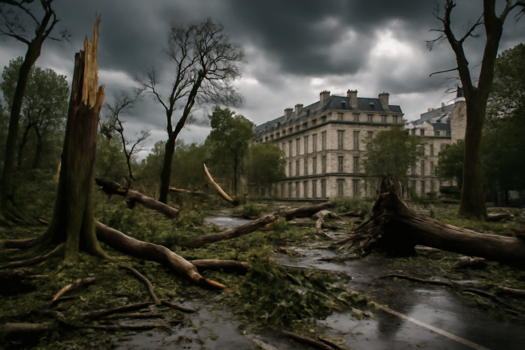 découvrez l'ampleur des orages dévastateurs qui ont frappé paris, affectant entre 500 et 1 000 arbres, principalement dans le 16ᵉ arrondissement. analyse des conséquences environnementales et des mesures à prendre pour la restauration des espaces verts.