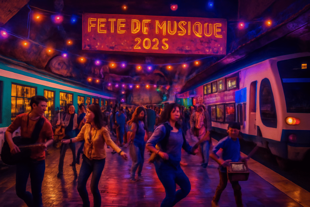 découvrez la fête de la musique 2025 à paris, avec le métro et le rer opérationnels toute la nuit pour profiter des concerts et des animations musicales. ne manquez pas cette soirée inoubliable où la culture et la fête se donnent rendez-vous dans la capitale !
