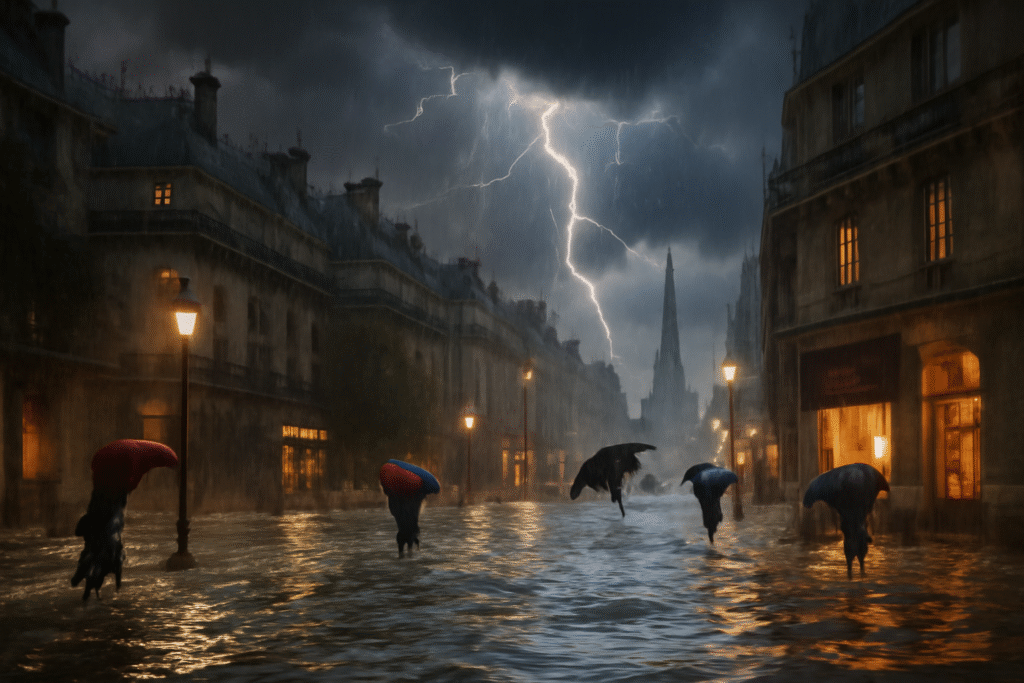découvrez les causes des inondations rapides à paris lors des orages. analyse des phénomènes météorologiques et de l'impact sur la capitale, ainsi que des solutions pour y faire face.